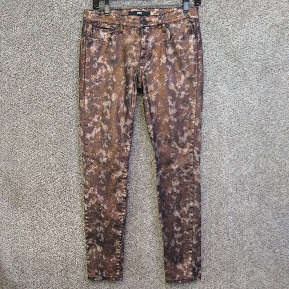 Else Bronze Metallic Skinny jeans size 27 - Picture 1 of 12